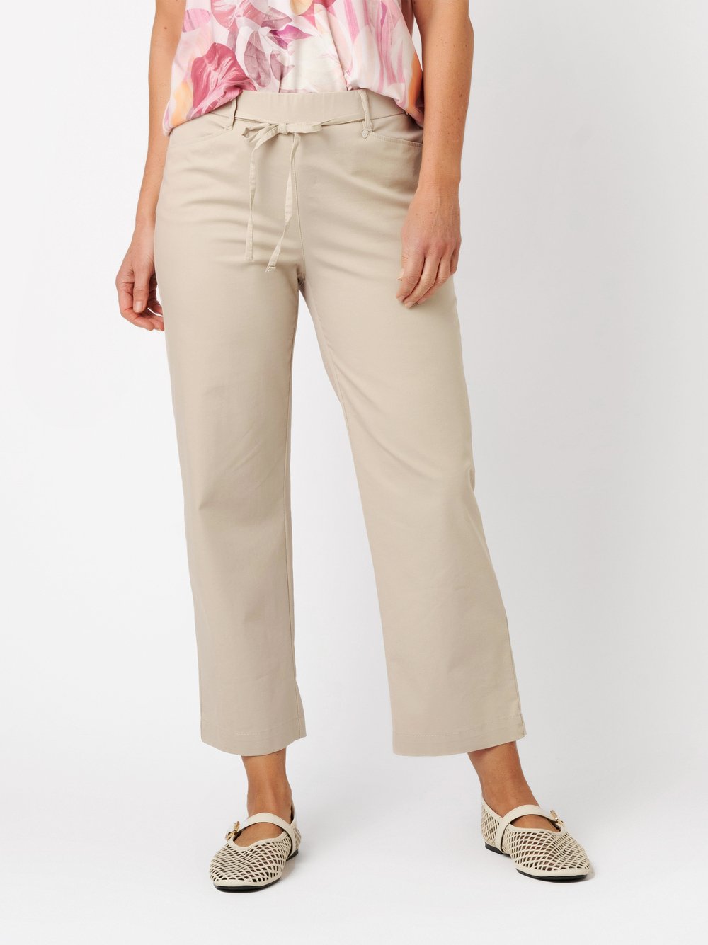 Relaxed by Toni Damenhose Scarlet Wide Leg 6/8 - Beige 44