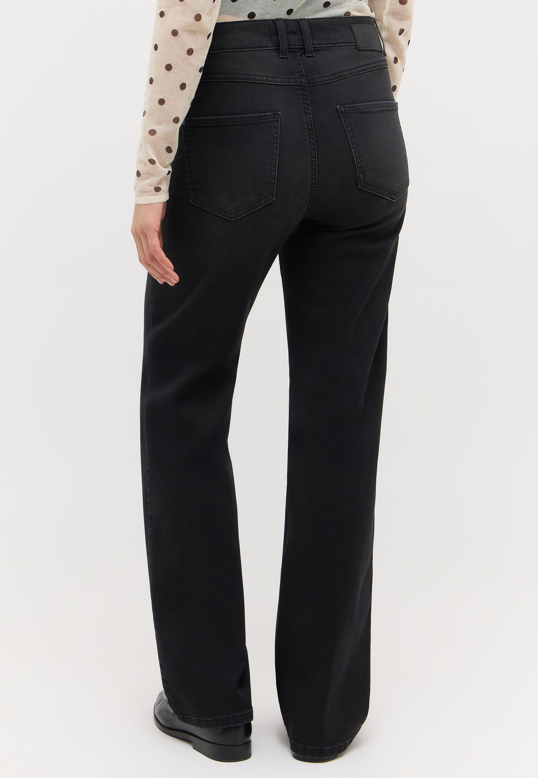 Angels Damen Jeans Lara, Straight fit, black used 44