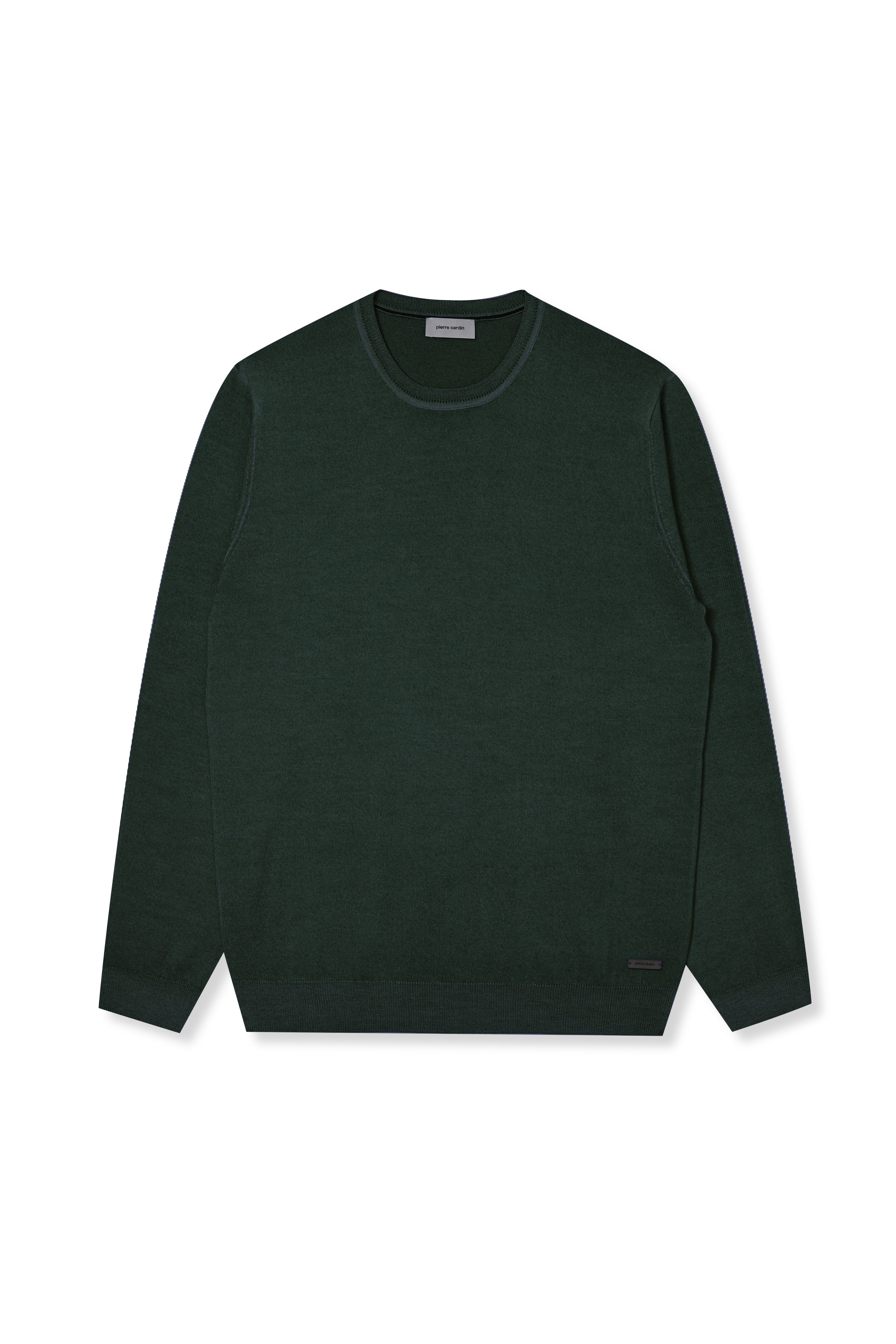 Pierre Cardin Herren Pullover feine Merinowolle L dunkelgrün