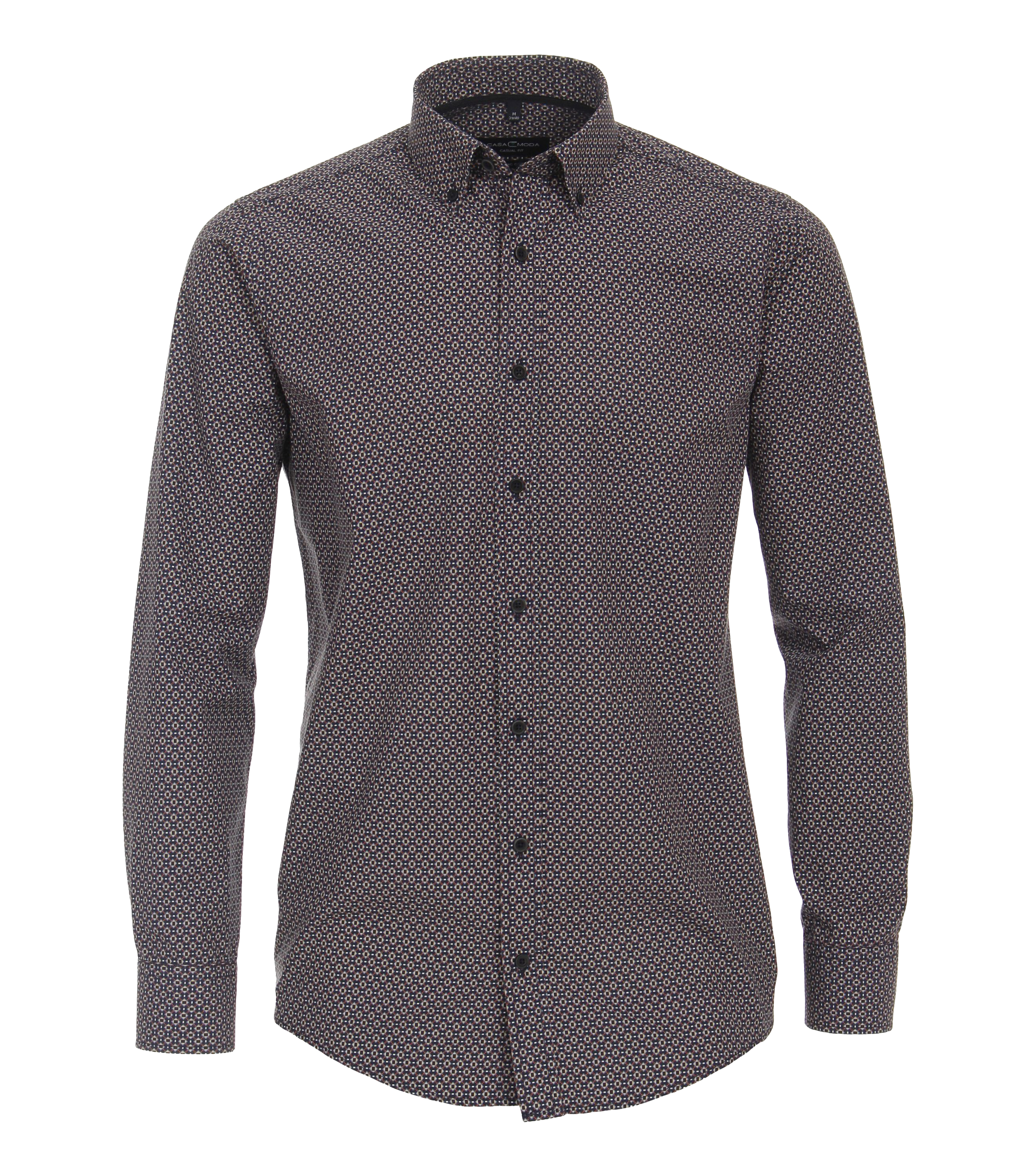 Casamoda Herren Hemd Casual fit modischer Print XXL