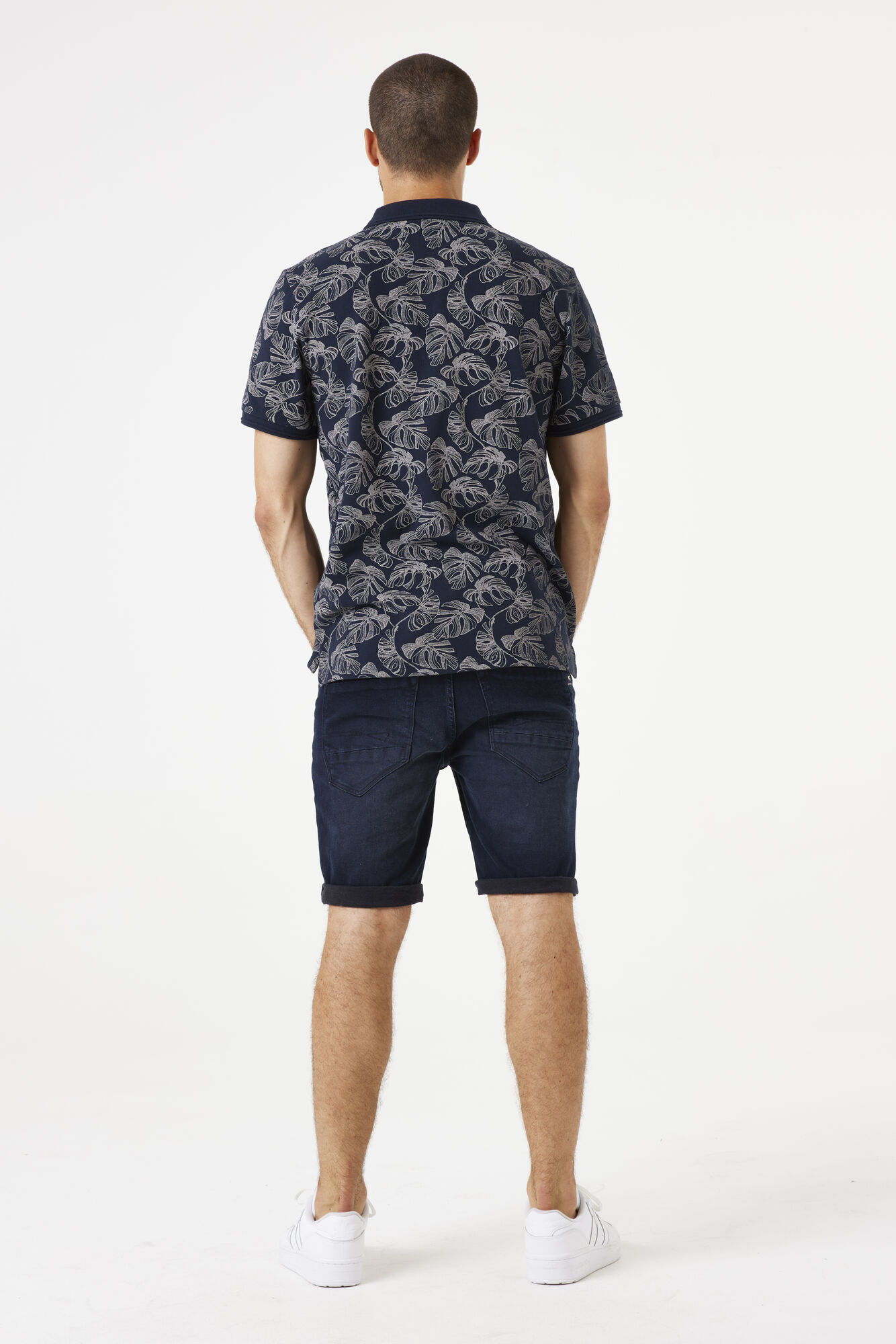 Garcia Herren Poloshirt - deep ink XL