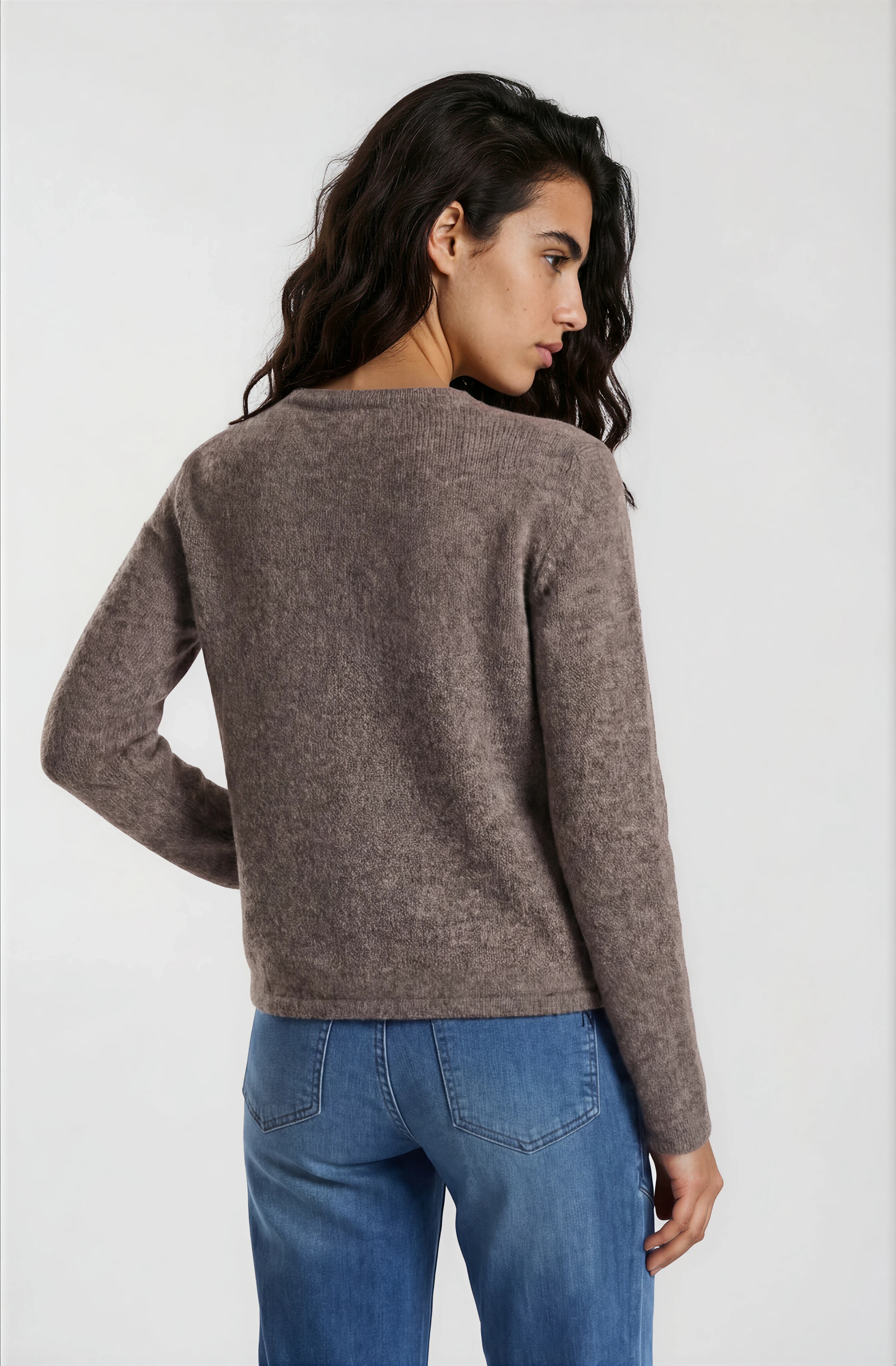 Milano Italy Damen‑Strickjacke mit goldenen Knöpfen XL