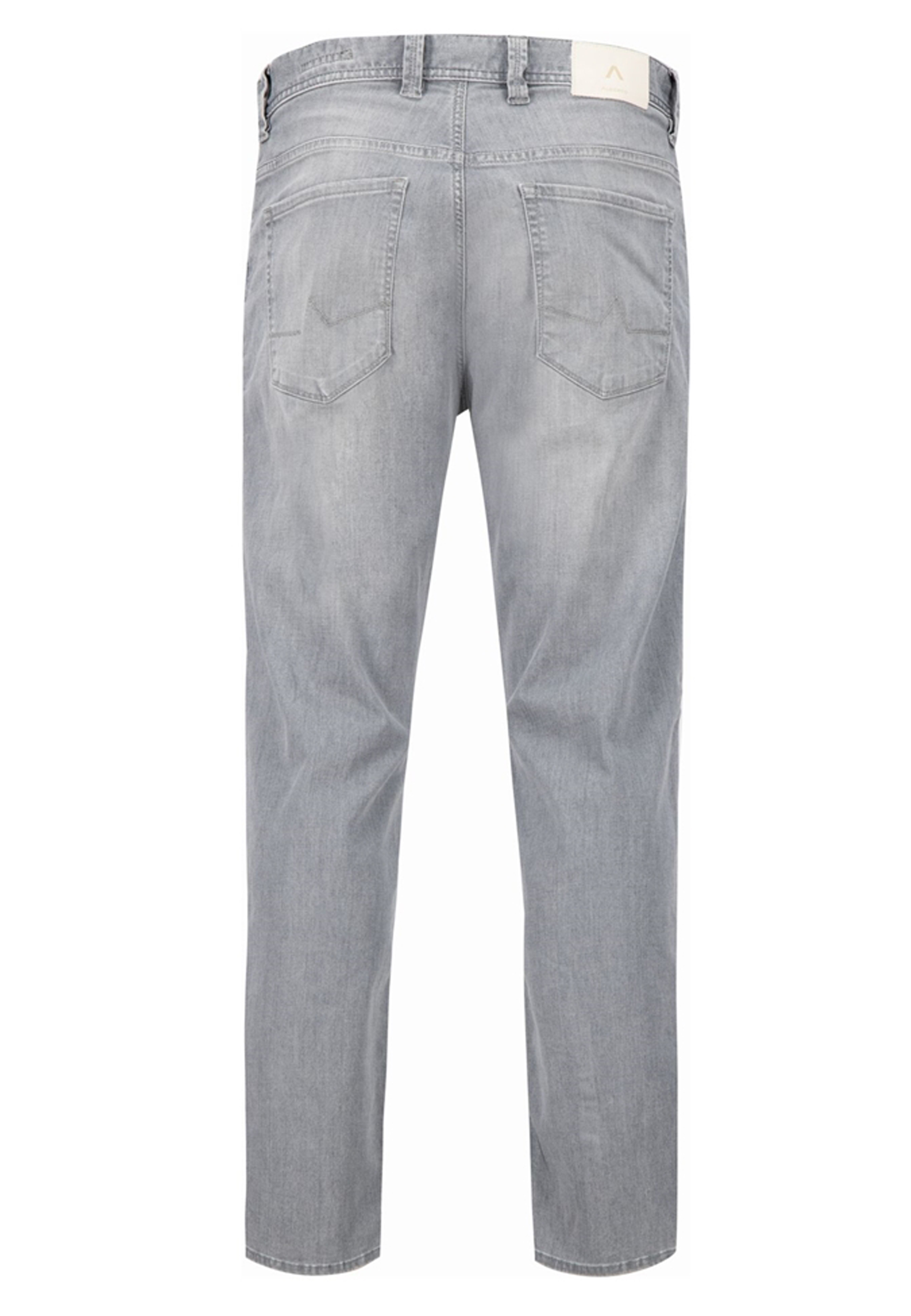 Alberto Jeans Pipe sommerliche Qualität - light grey 30/32