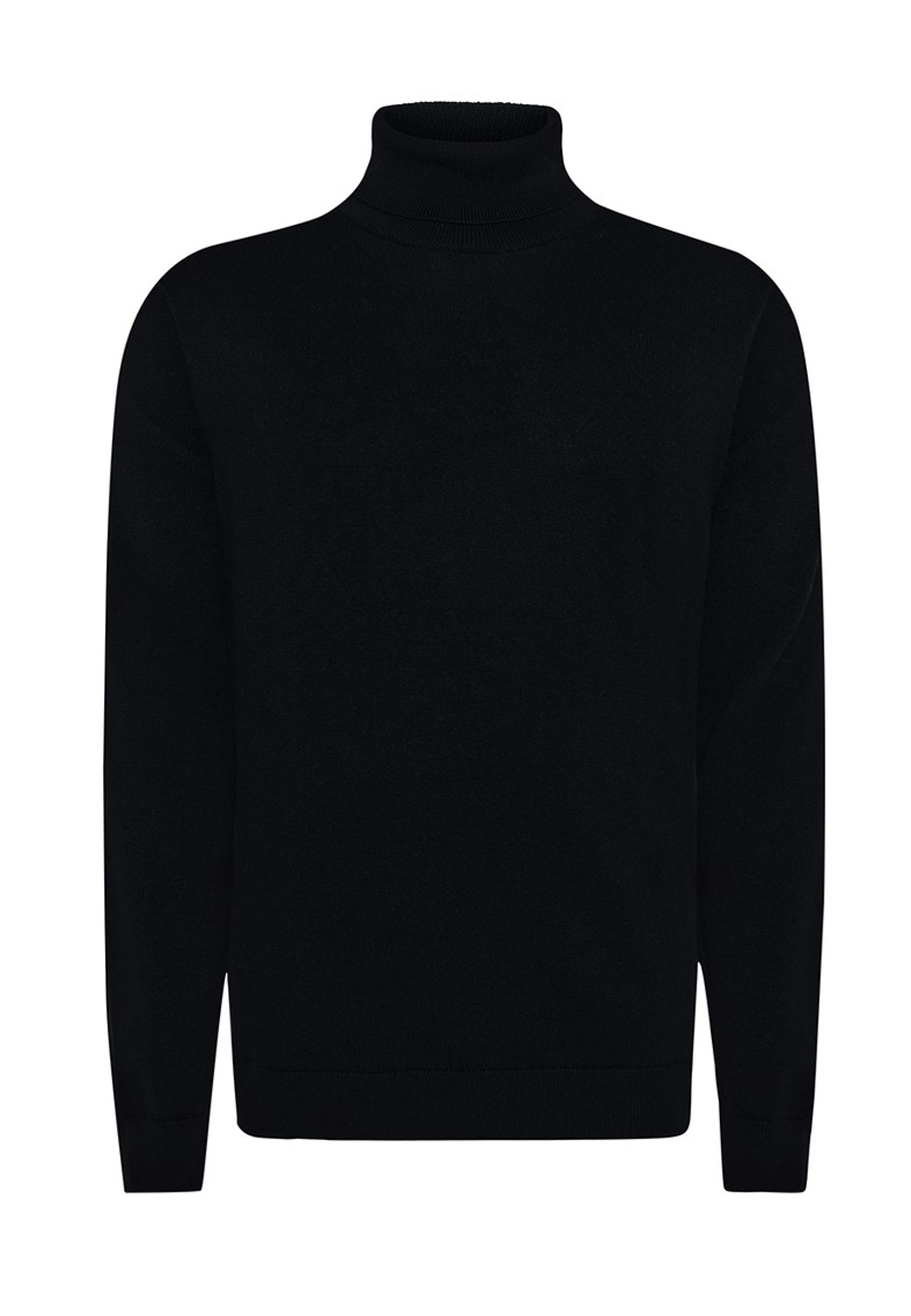 Pierre Cardin Herren Rollkragenpullover - schwarz XL