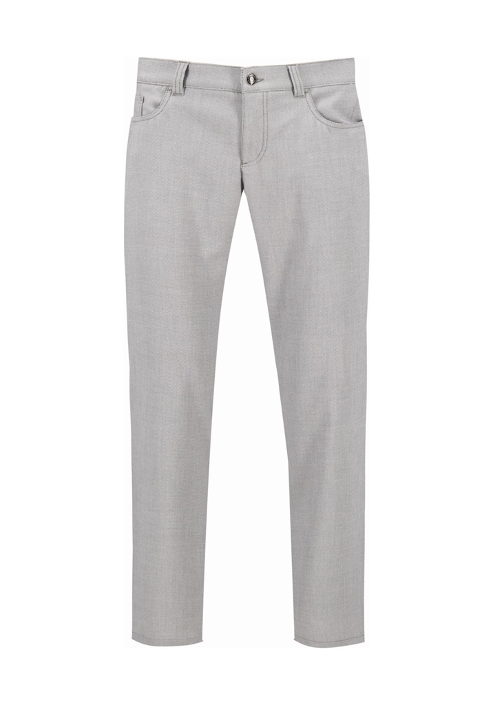 Alberto Herren Hose Pipe 5 Pocket Style Ceramica - grey