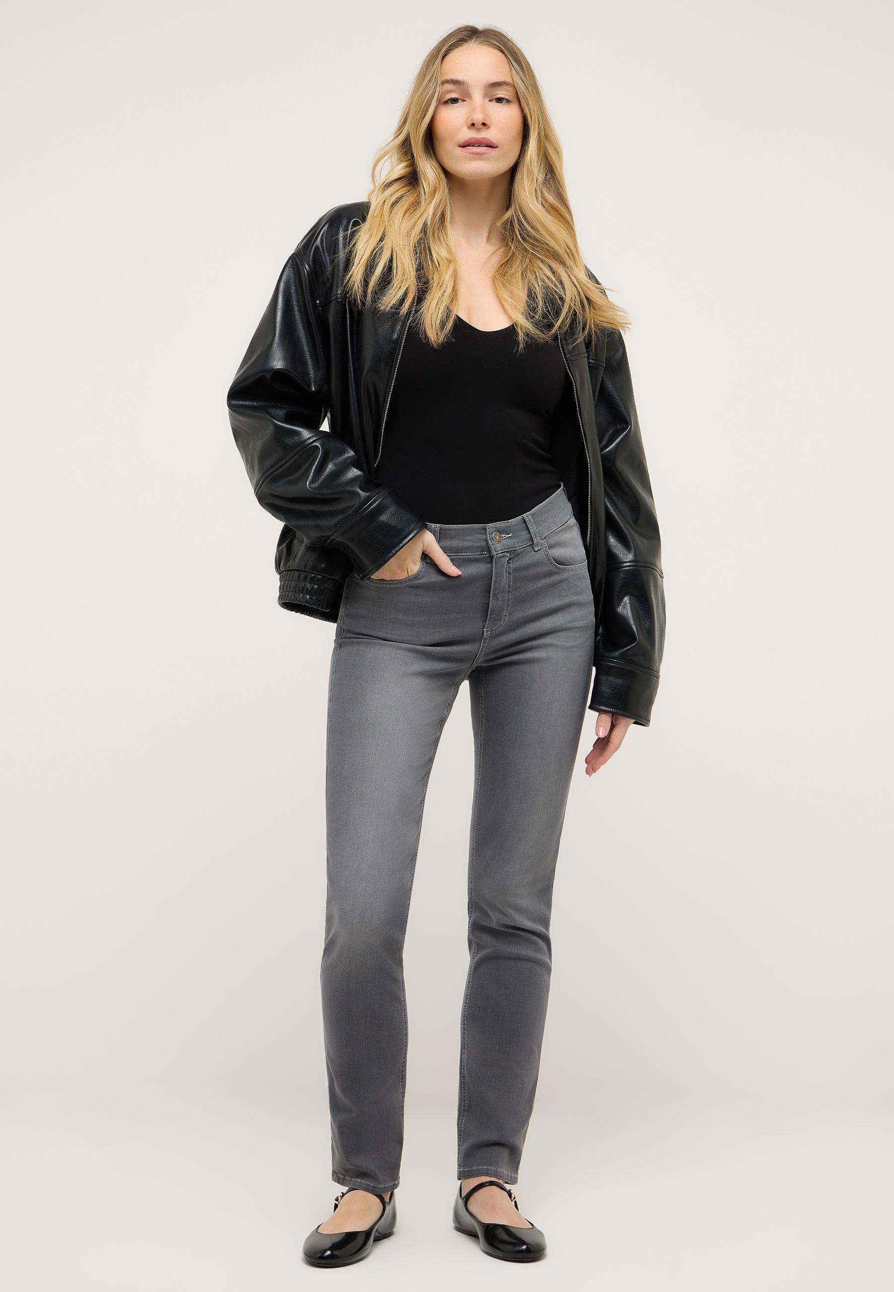 Angels Damen Jeans Cici - grey used 38