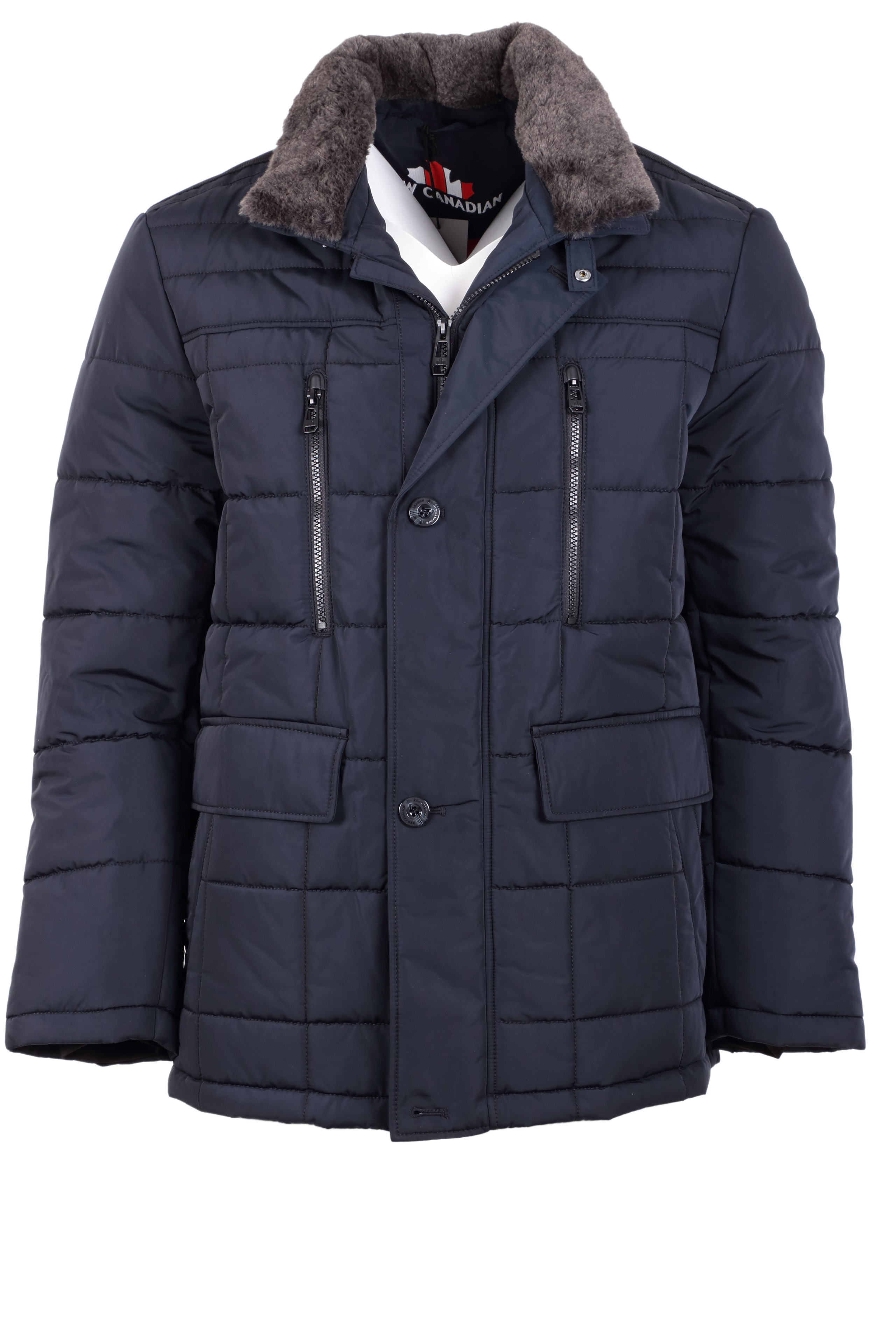 New Canadian Herren Winterjacke - dunkelblau