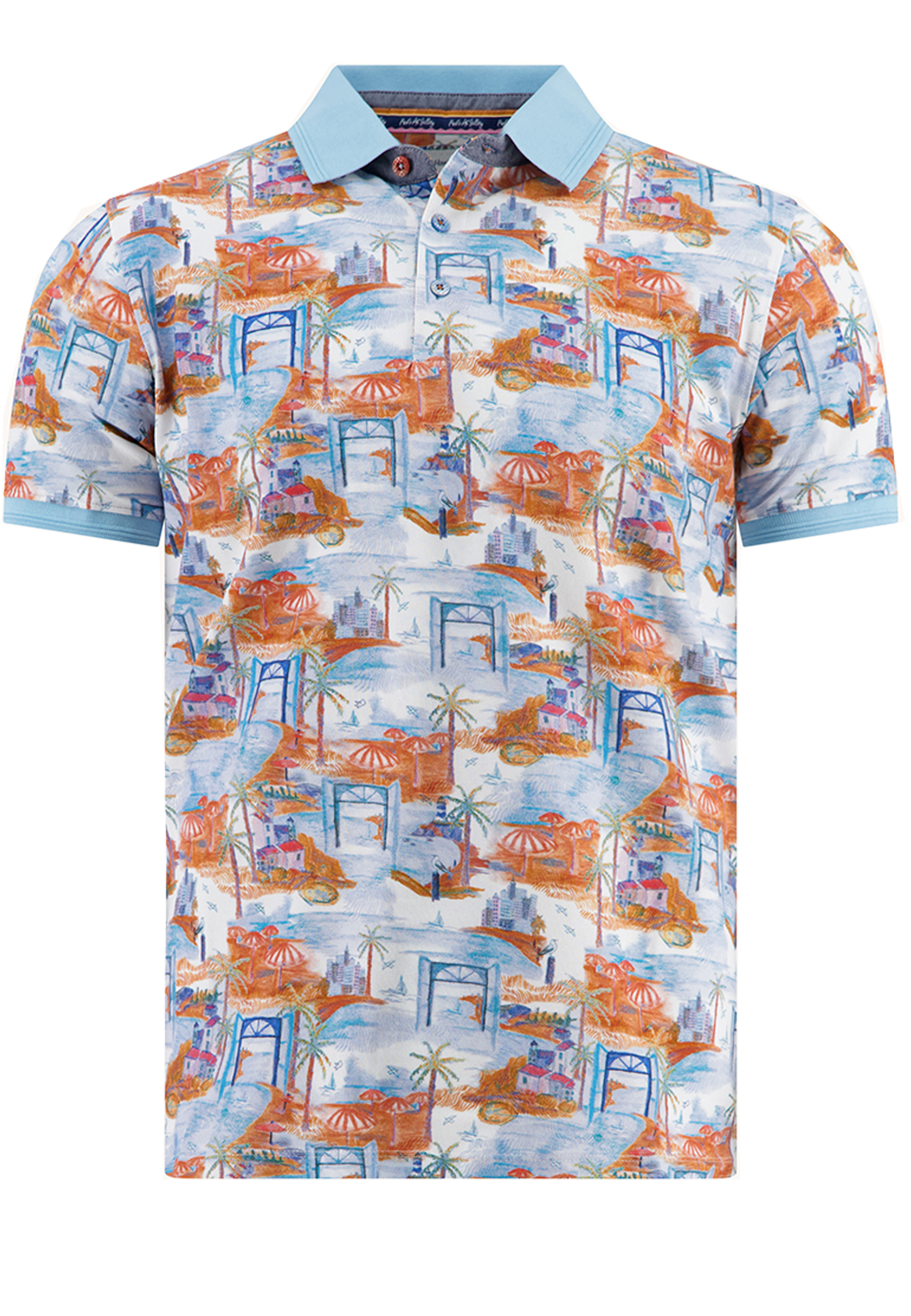 A Fish named Fred Poloshirt  impression island 3XL