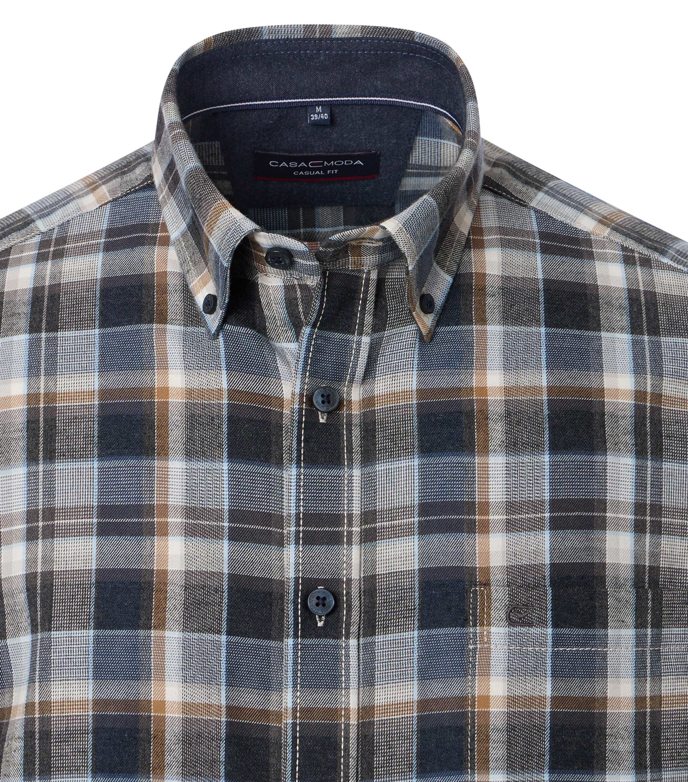 Casamoda Flanellhemd kariert casual fit L