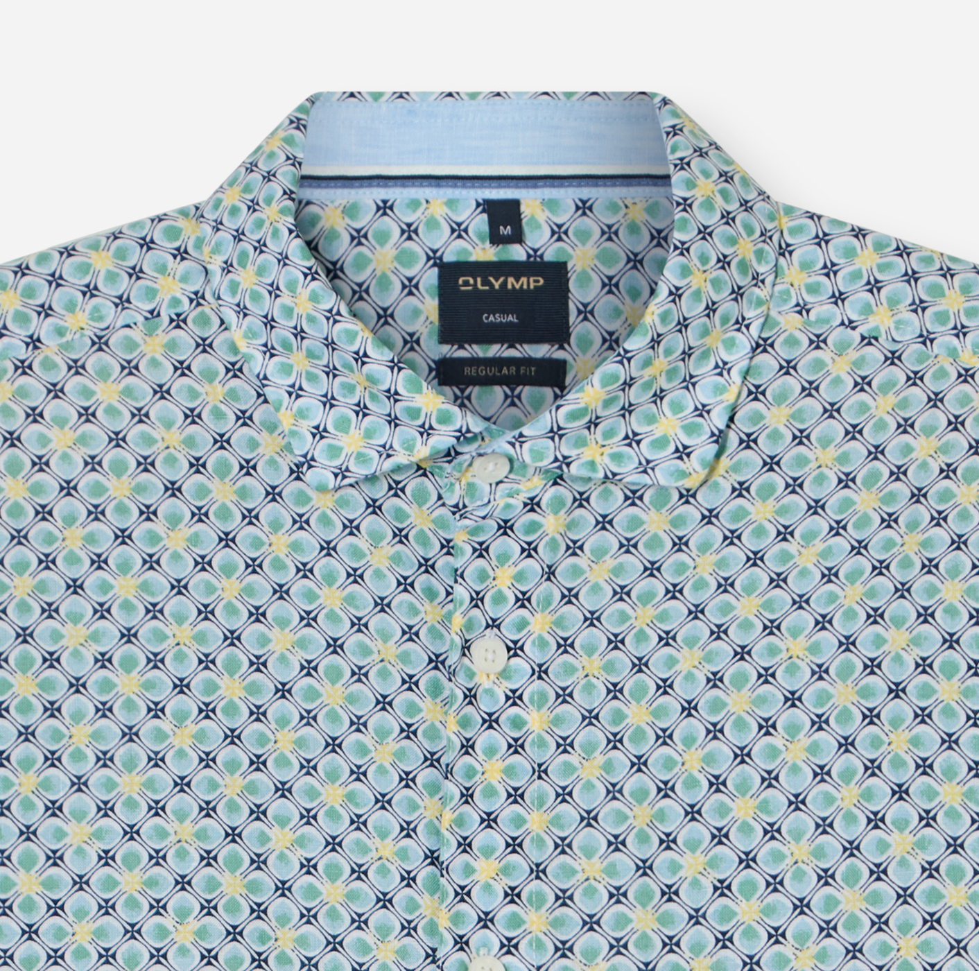 Olymp Hemd Leinen  Casual 1/2 Arm