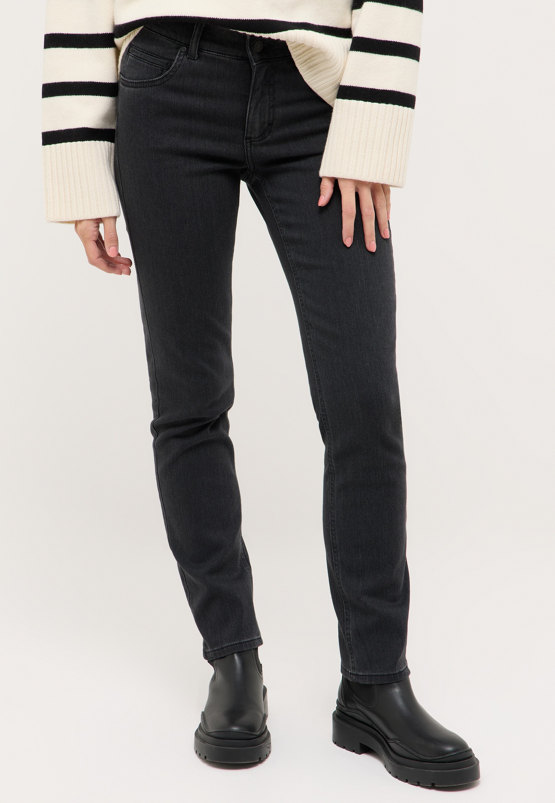 Angels Jeans Winter Denim - anthrazit 46