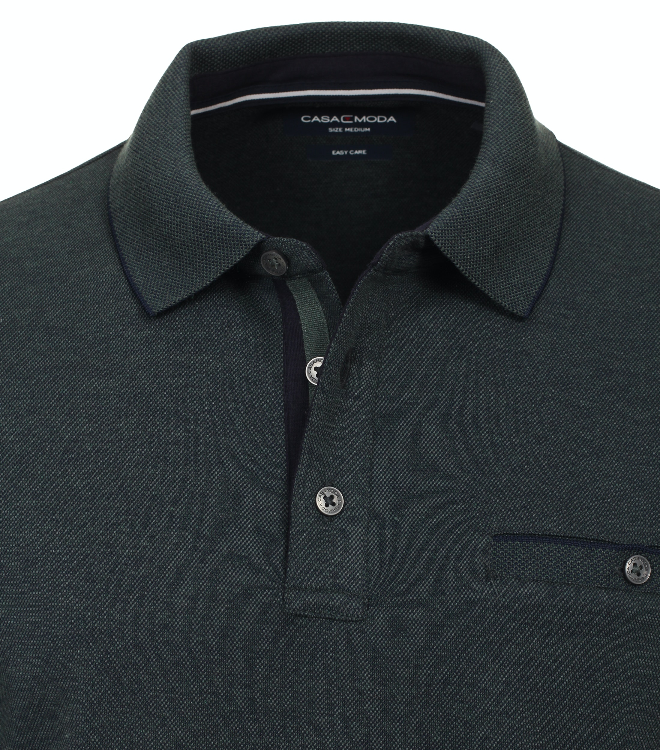 Casamoda Herren Polo-Shirt Langarm