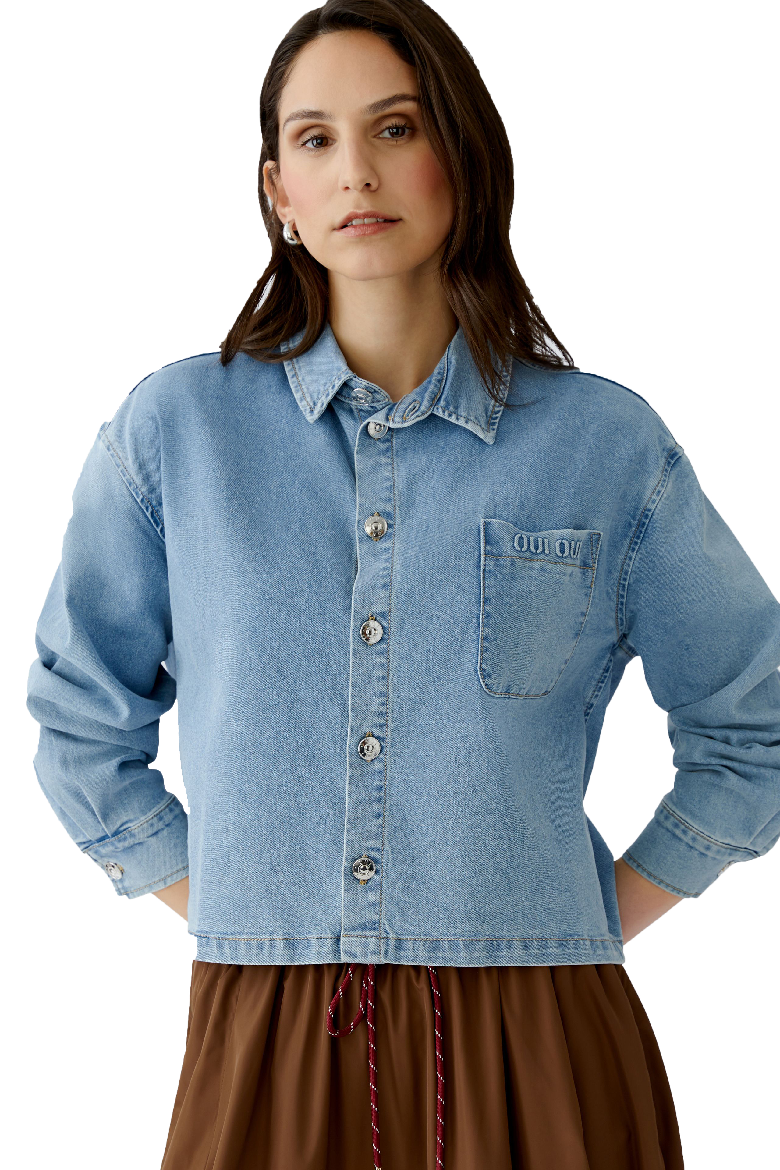 Oui Bluse oder Jacke - lässig zum Stylen 34