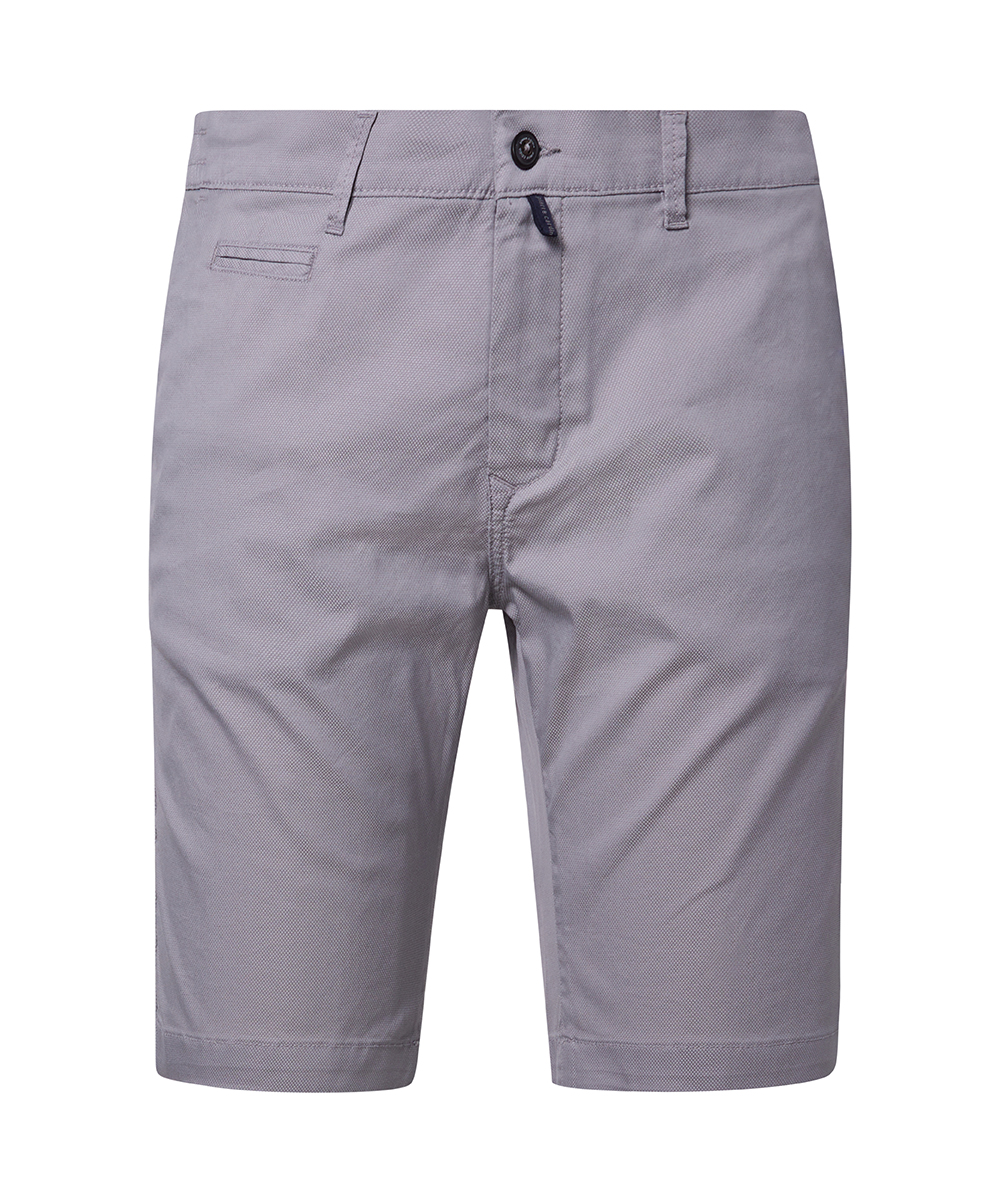 Pierre Cardin Herren Bermuda Shorts - silbergrau