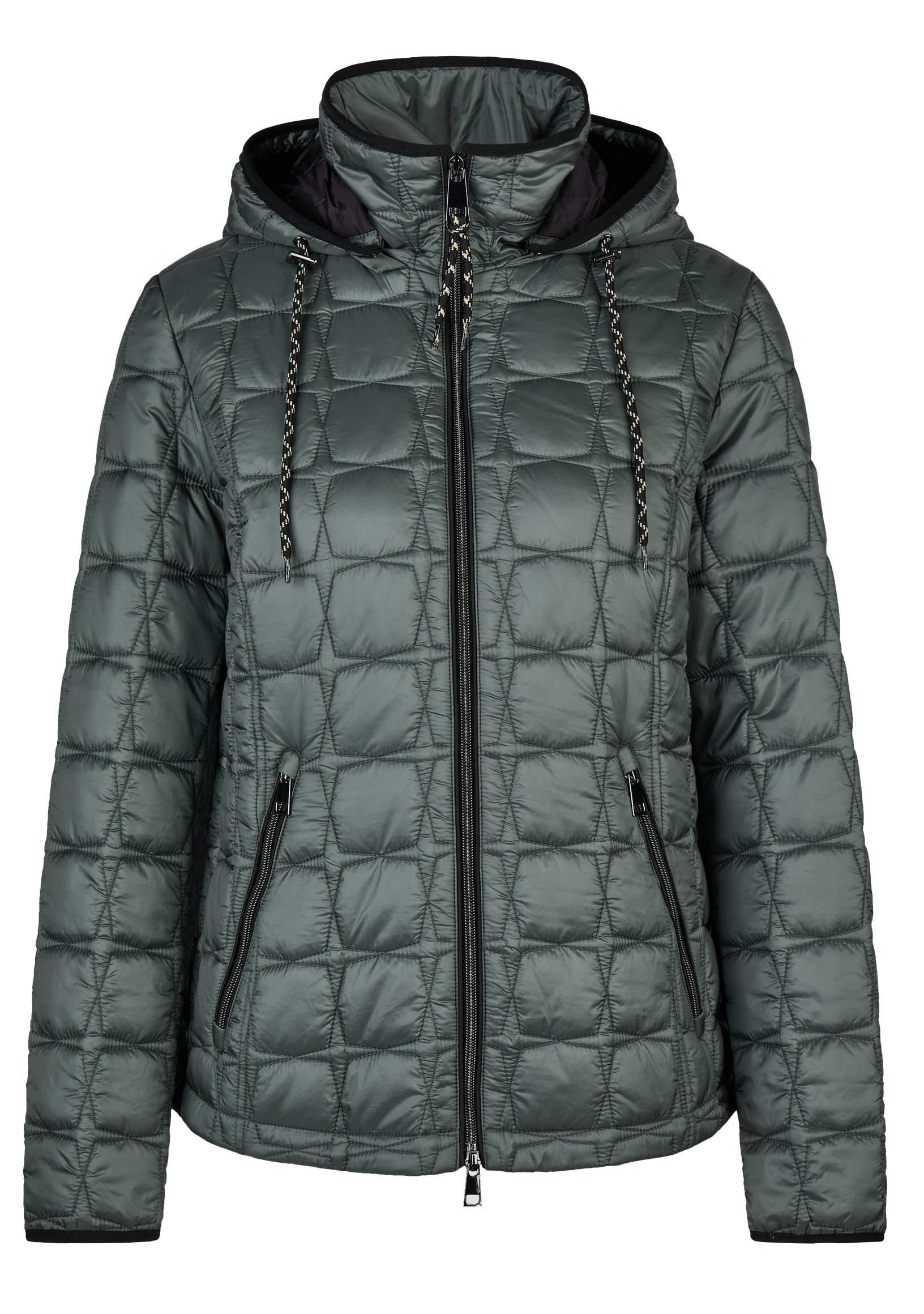 Barbara Lebek Leichte Damenjacke mit Kapuze 44