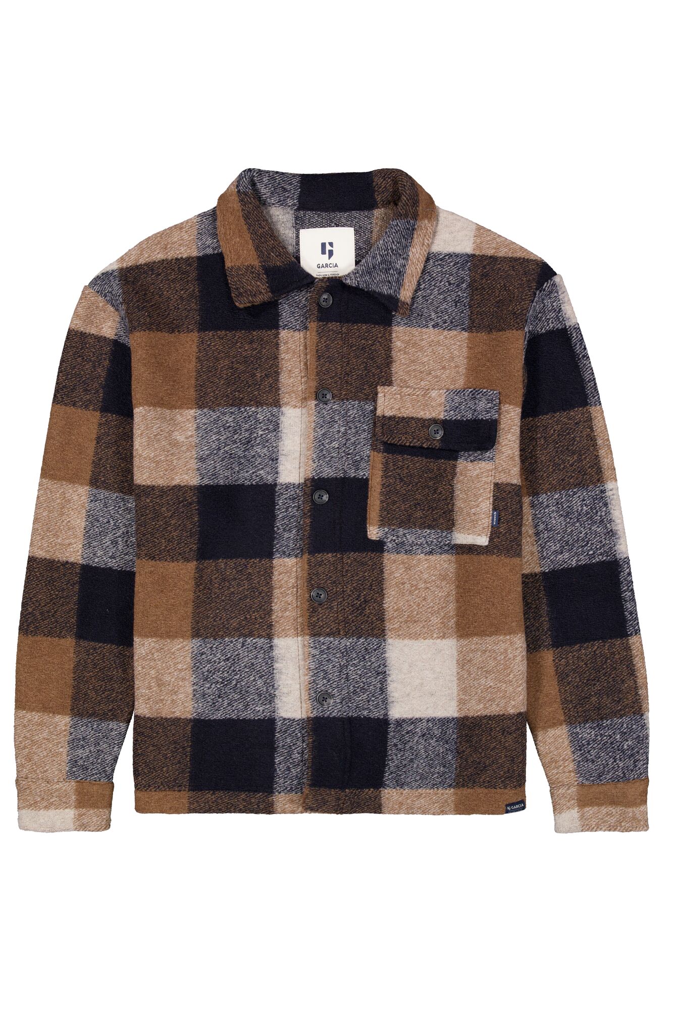 Garcia  Overshirt Karo | Herren Flanellhemd