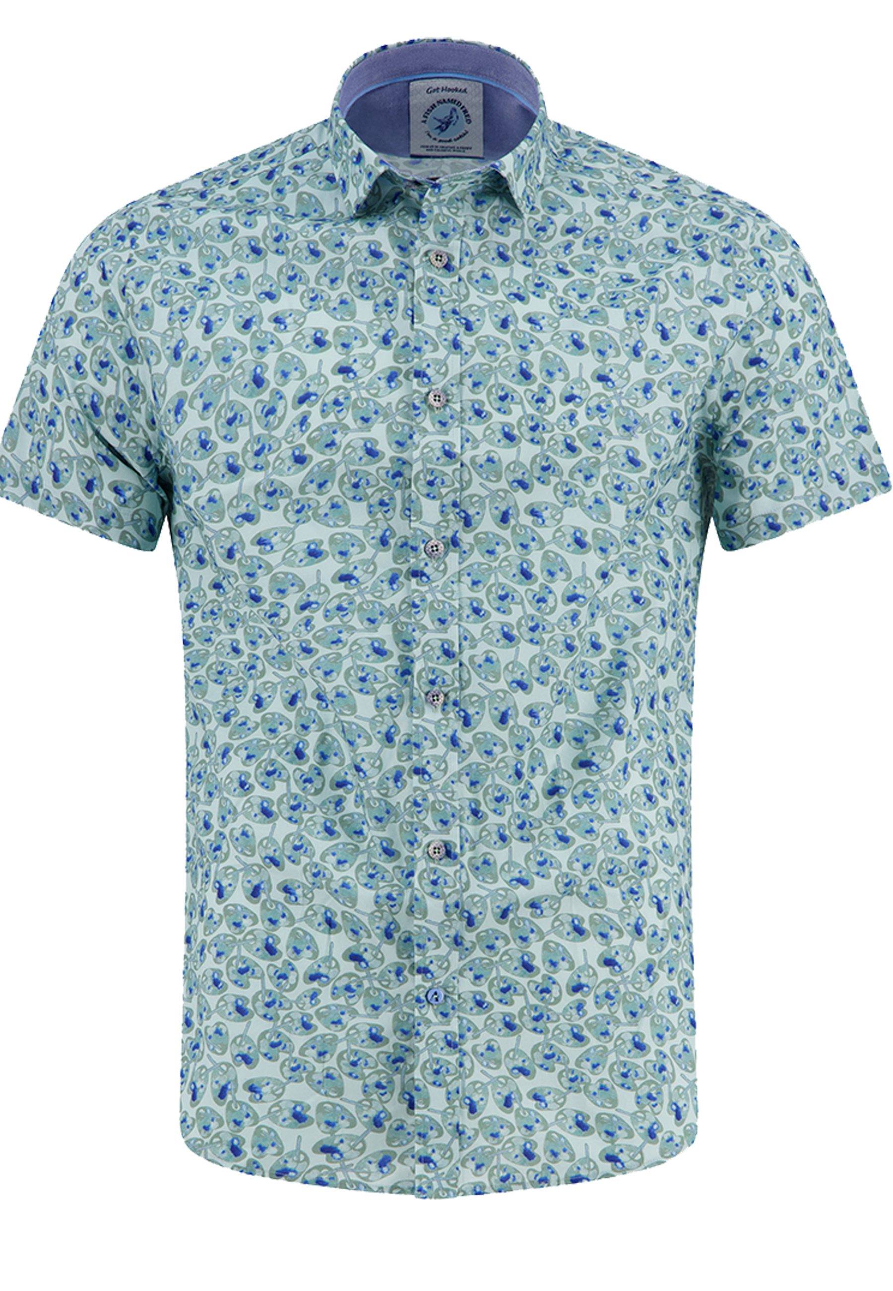A Fish named Fred Hemd 1/2 Arm - Print M