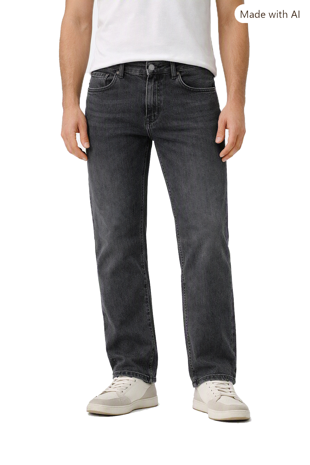 Pioneer Herren Thermo‑Jeans - anthrazit