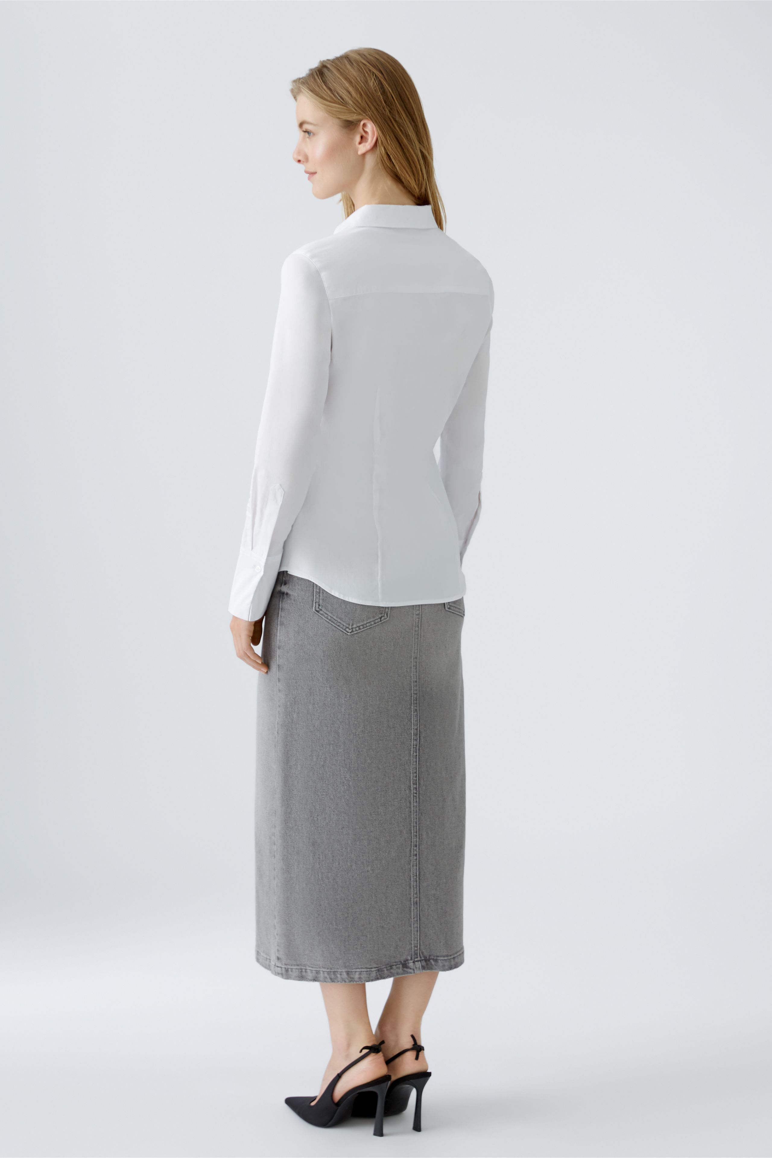 Oui ANUYA Hemdbluse - weiß