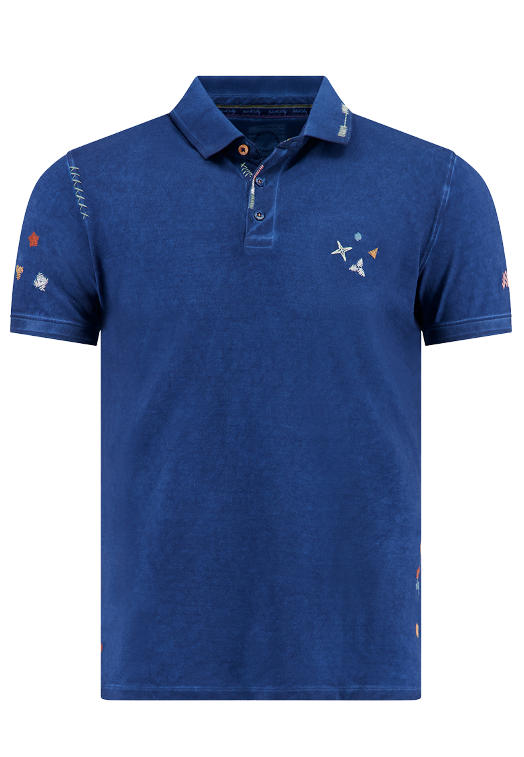 A Fish named Fred Poloshirt - blau 3XL
