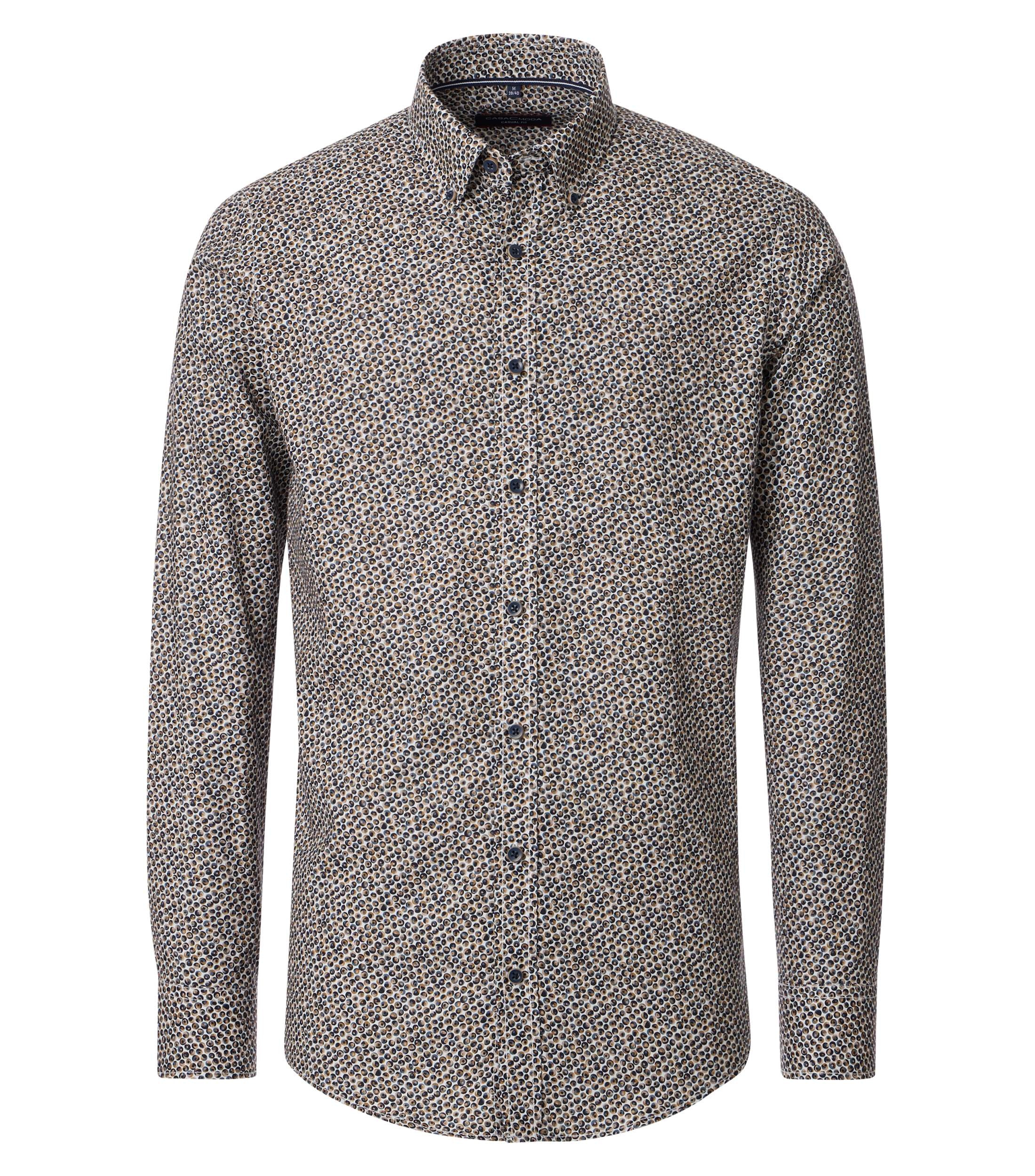 Casamoda Hemd modischer Print casual fit