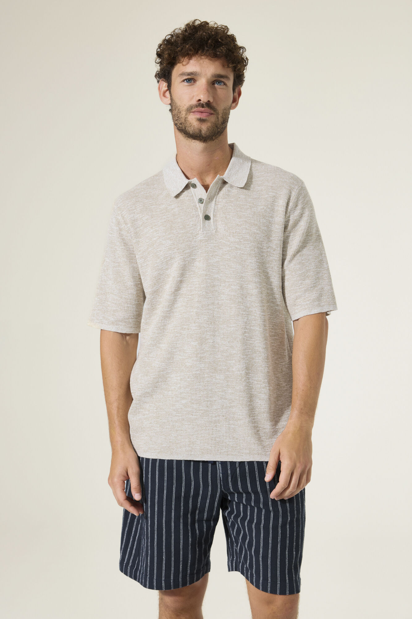 Garcia Herren Strick-Poloshirt XXL