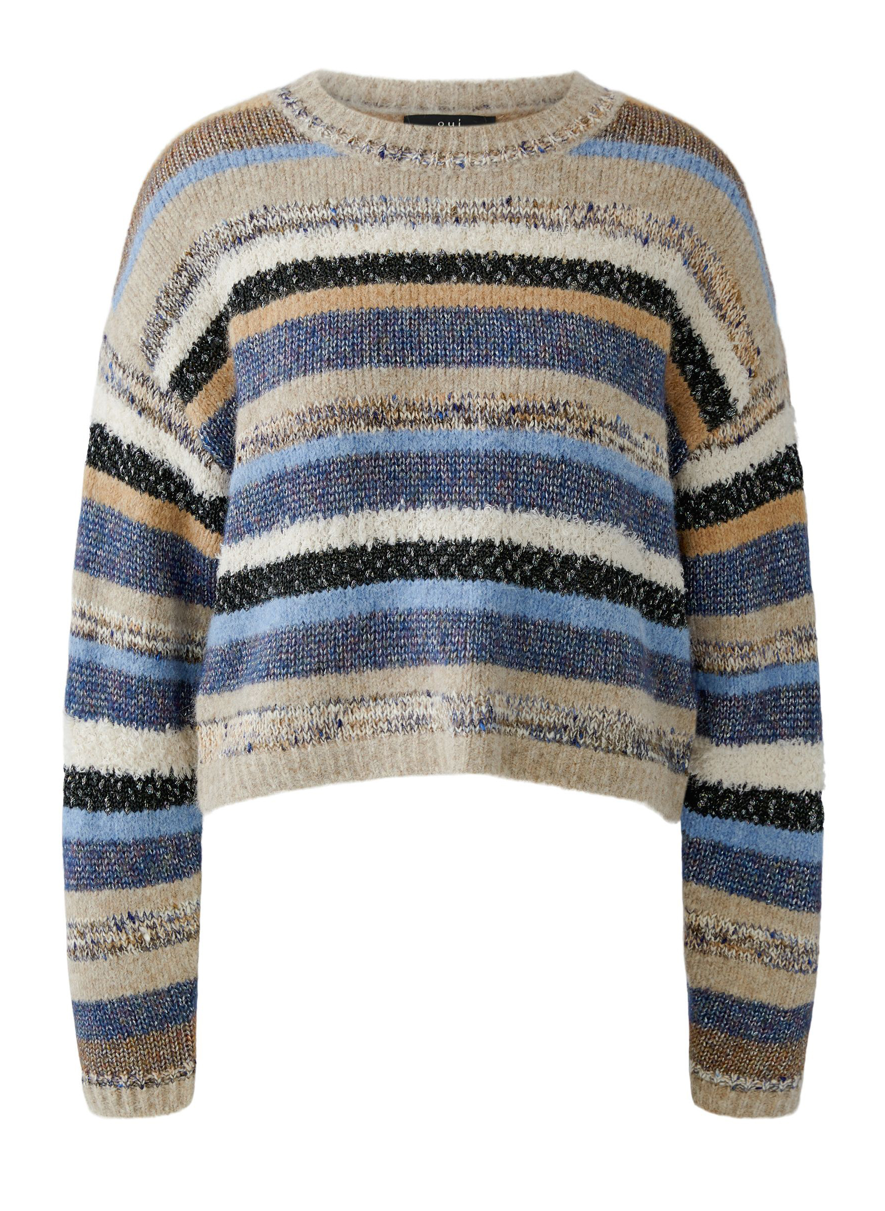 Oui Damen‑Pullover mit Streifen 42