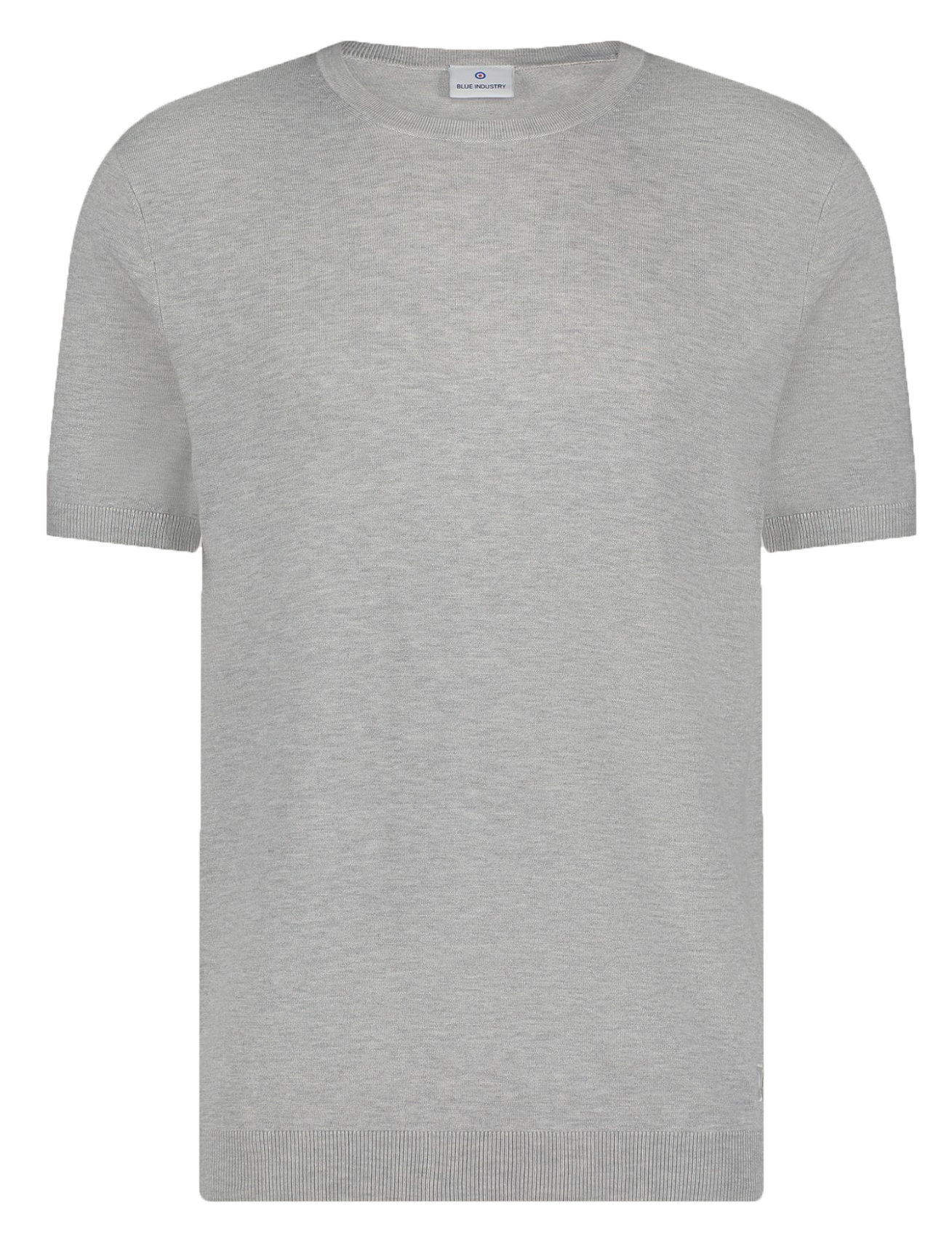 Blue Industries Strickshirt 1/2 Arm - hellgrau