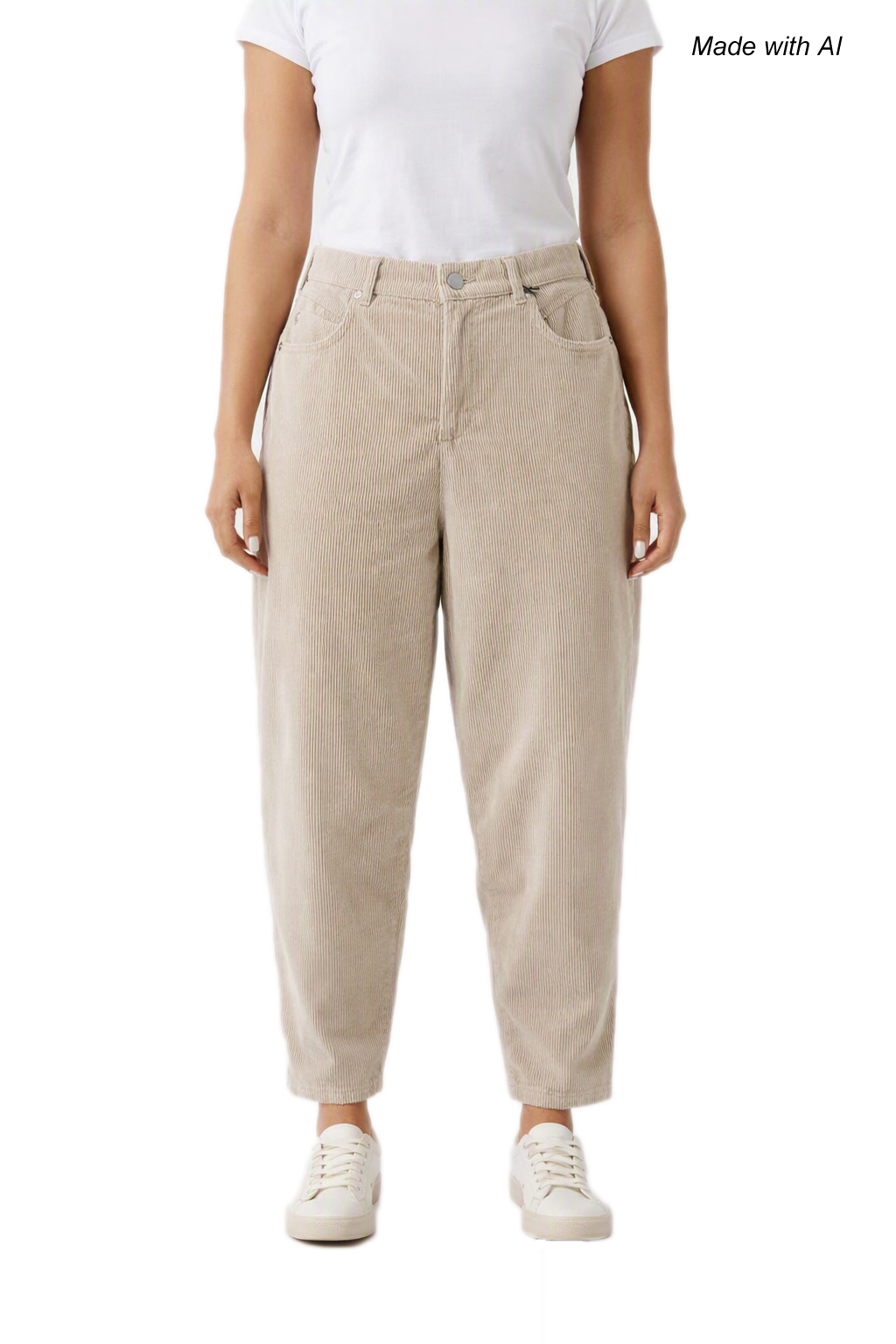 Angels Cordhose Damen – Beige O‑Shape 36