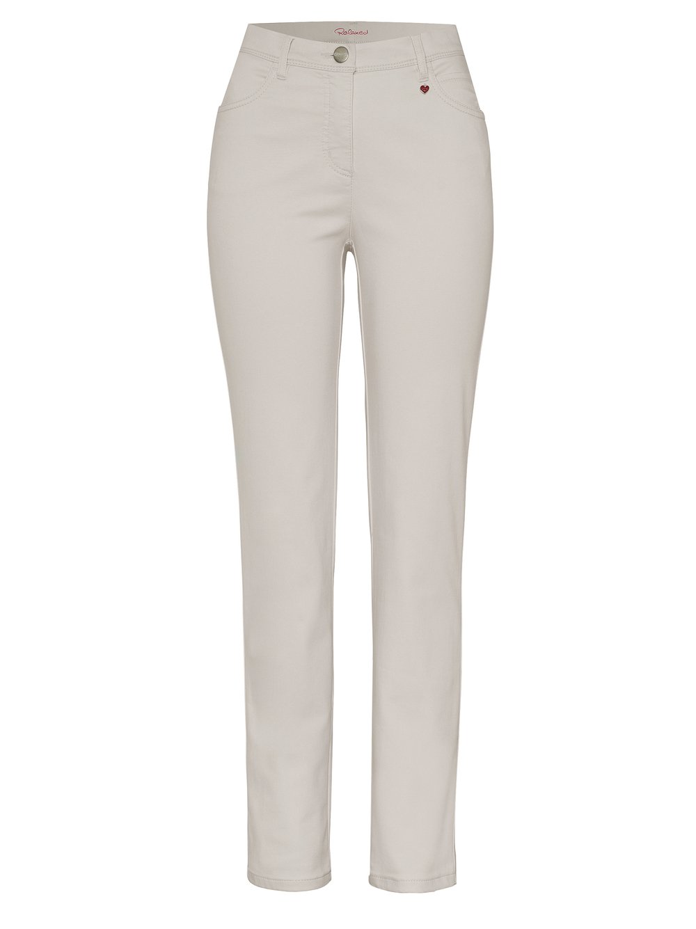 Relaxed Damen Hose Meine beste Freundin - silbergrau