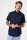 Garcia Hemd 1/2 Arm Baumwolle/Leinen - dunkelblau